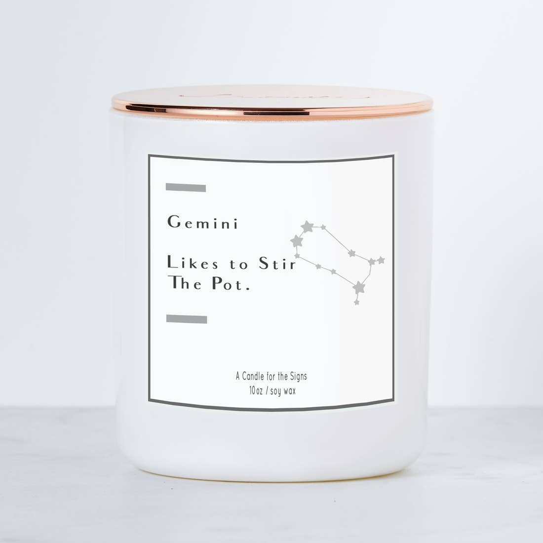 GEMINI: LIKES TO STIR THE POT - LUXE SOY CANDLE