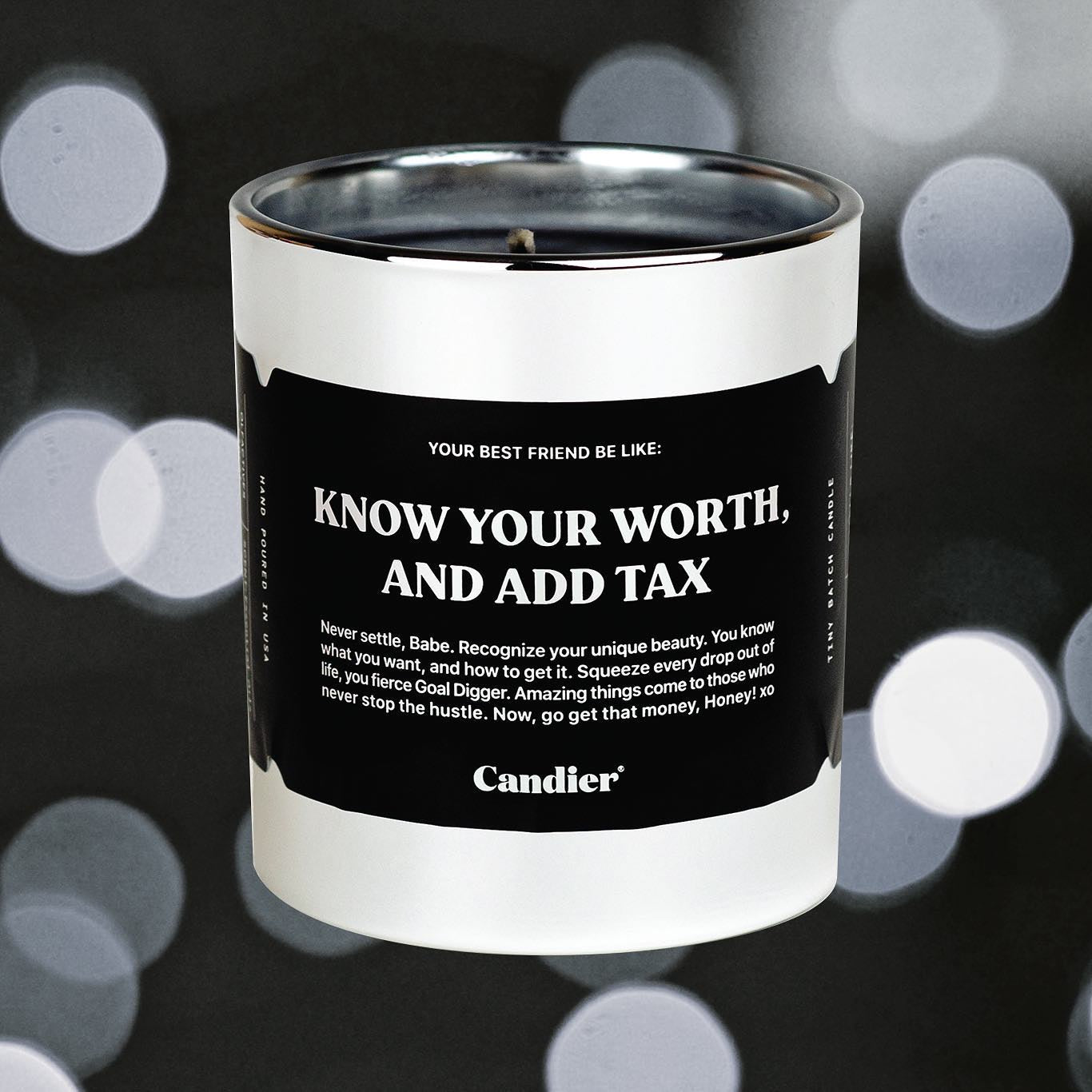 KNOW YOUR WORTH CANDLE