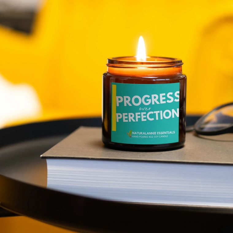 PROGRESS OVER PERFECTION CANDLE
