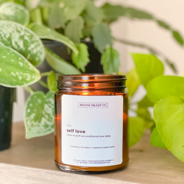 SELF LOVE AFFIRMATION CANDLE